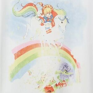 Torrid White Graphic Tee with Rainbow Design